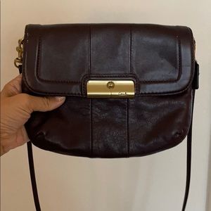 Coach small brown leather purse